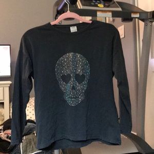 skeleton long sleeve shirt from Zara!🖤